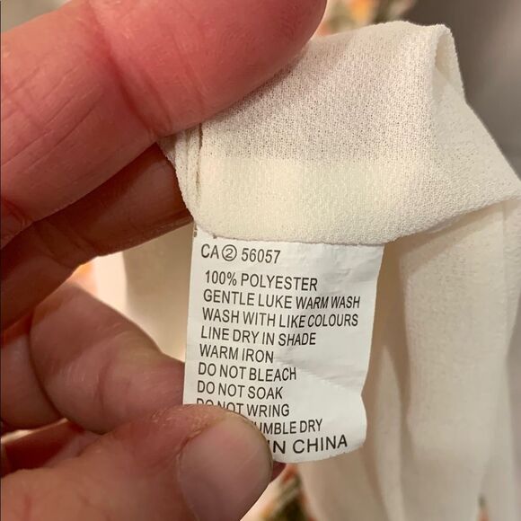 Yours Truly Floral Wrap mini dress ruffle hem size 12 - Picture 12 of 12